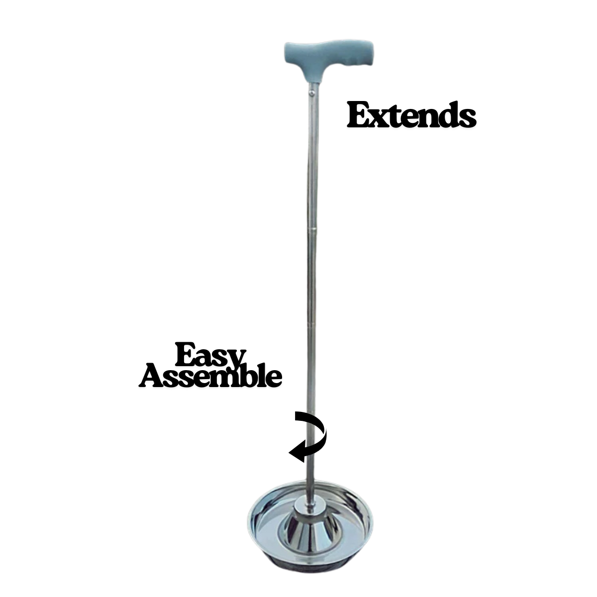 No-Bend Dog or cat Water/Food bowl with Extendable Handle, 'SMALL' size.